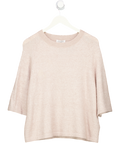 & Other Stories Beige Alpaca-blend Knitted Top UK M