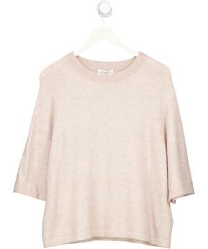 & Other Stories Beige Alpaca-blend Knitted Top UK M