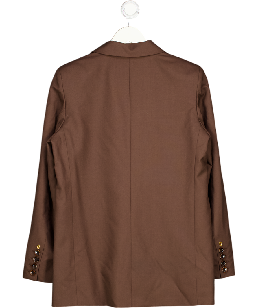 HOLLAND COOPER Brown The Portman Blazer Walnut Twill UK 12