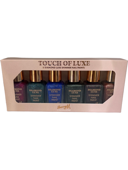 Barry M Cosmetics Touch of Luxe Gift Set Shimmer Nail Paints