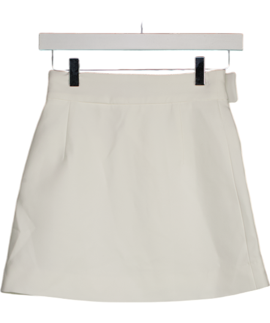 Oddmuse White Mini Skirt UK XXS