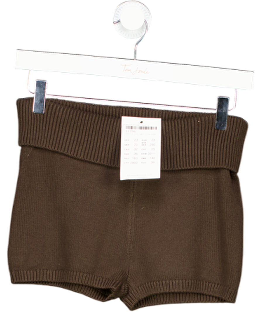 Brandy Melville Brown Harriet Knit Shorts One Size