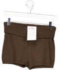Brandy Melville Brown Harriet Knit Shorts One Size