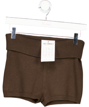 Brandy Melville Brown Harriet Knit Shorts One Size