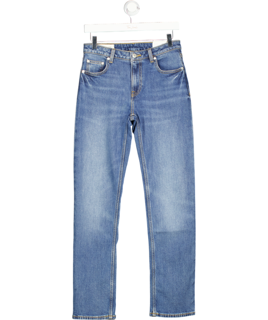 GANT Mid Blue Regular Fit Mid-rise Straight Leg Jeans L32 W26