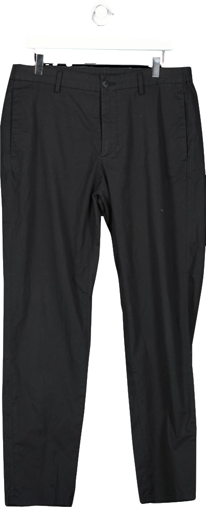 Massimo Dutti Black Chino Trousers W42