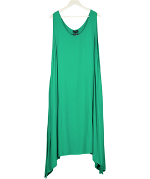 LIVE UNLIMITED Emerald Green Sleeveless Maxi Dress UK 28