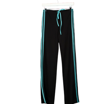 By Viktorija Black Sunday Cotton Yoga Pants UK XS