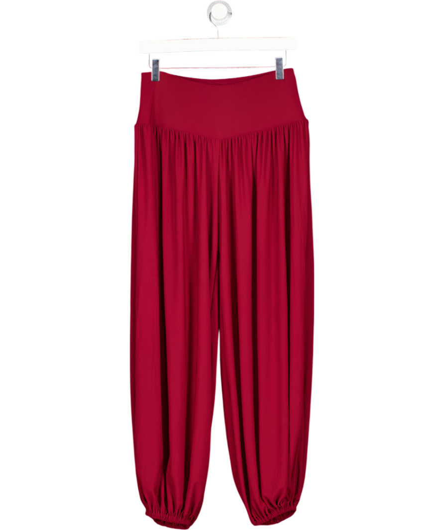 River Island Red Balloon Leg Elasticated Trousers UK XS