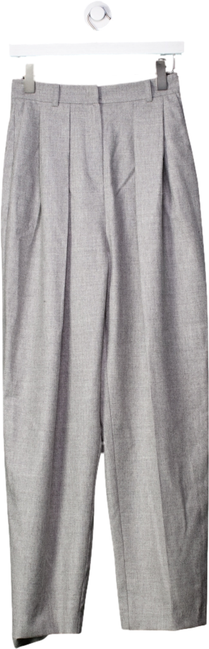Weekend and Beyond Grey Wide Leg Trousers UK XS