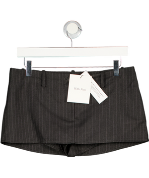 With Jean Grey Pinstripe Frankie Skort UK S