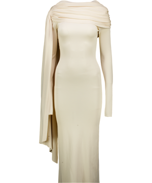 ARAKII Cream Harmony Maxi Dress UK XS