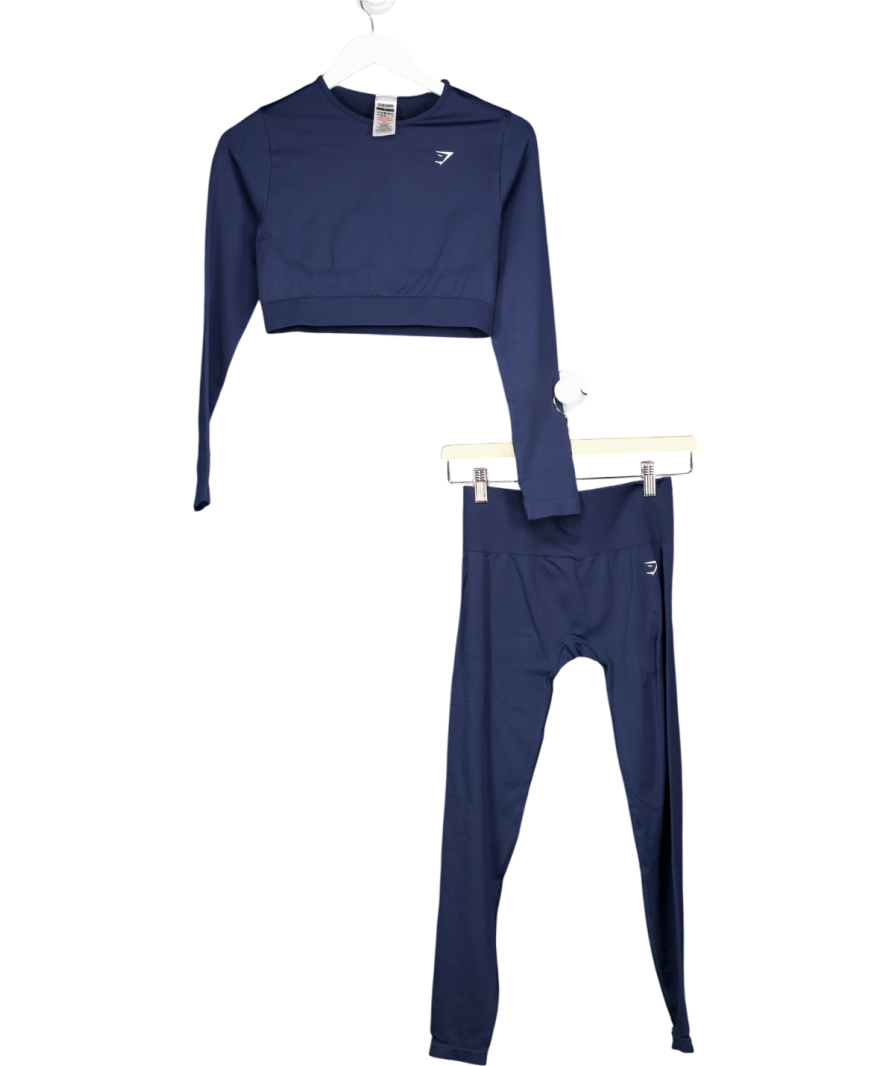 gymshark Grey Cosy Luxe Zip Through Hoodie And Jogger Set UK M