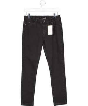 WHISTLES Black Mid Rise Skinny Jeans. W26