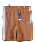 adidas Brown Longline Track Short UK L