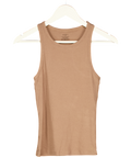 nudea Brown The Organic Cotton Classic Vest UK M