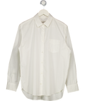 NILI LOTAN Classic White Cotton Shirt UK S