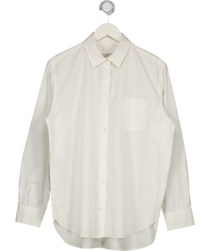 NILI LOTAN Classic White Cotton Shirt UK S