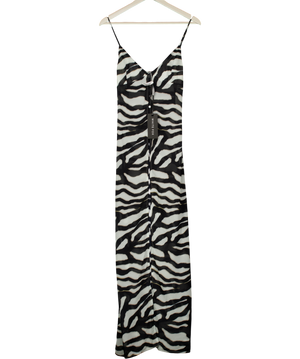 WHITE FOX Black Clarisse Top Blurred Noir UK S