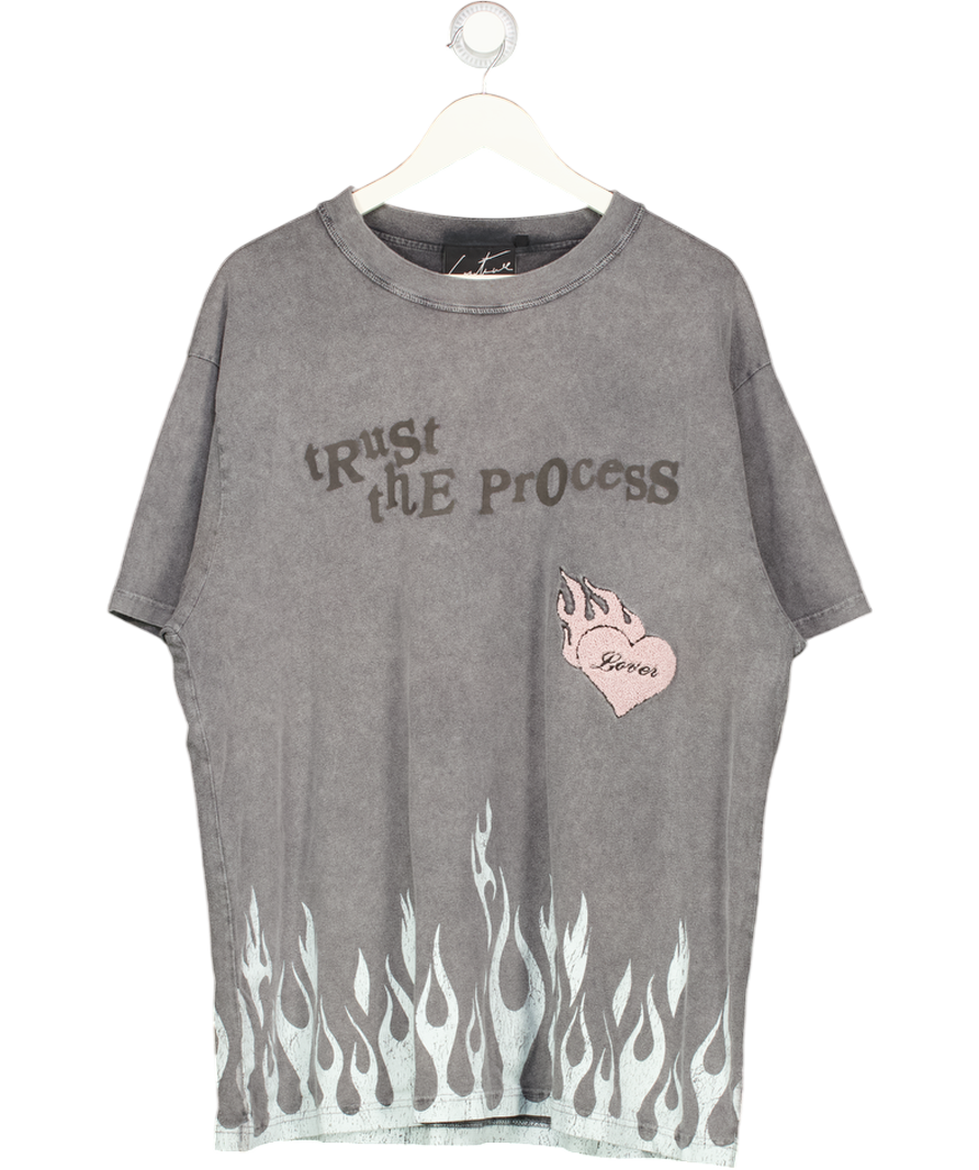 The Couture Club Grey Light Weight T Shirt UK L