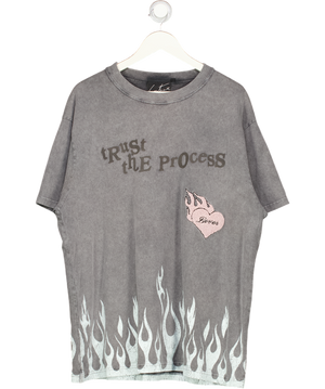 The Couture Club Grey Light Weight T Shirt UK L