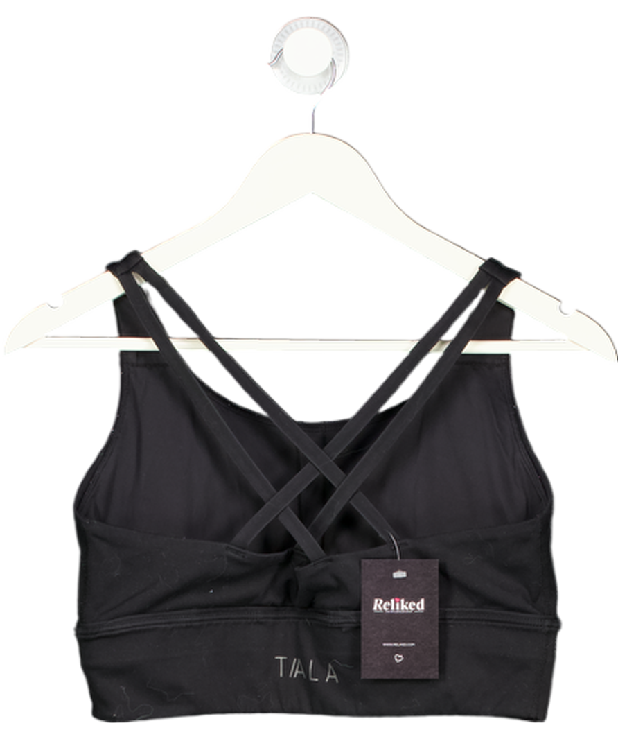 T/ALA Black Kinluxe Crossback Sports Bra UK XL