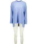 FREE PEOPLE Jumper - Blue Supersoft Wool Blend Oversize UK XS