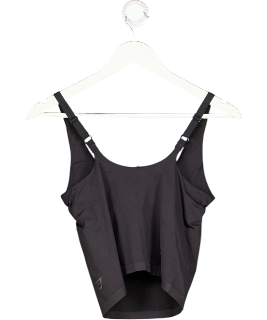 gymshark Black Tank Top UK L