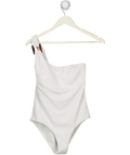 SEA LEVEL AUSTRALIA White La Mer One Shoulder Swimsuit UK 10