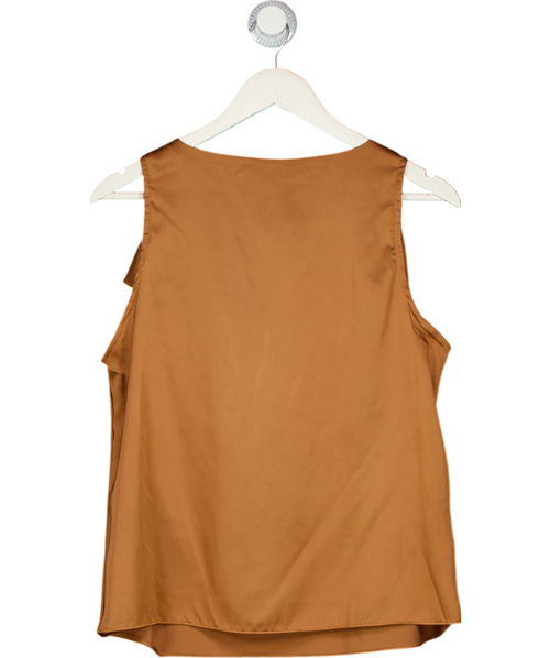 Avirate Brown Cowl Neck Sleeveless Top UK S
