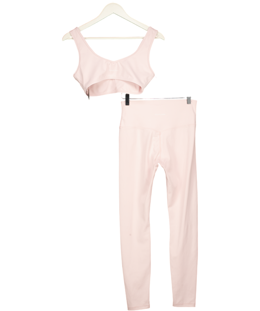 SISTERLY TRIBE 2-piece Ballet Pink Leggings & Activewear Bra Set UK M