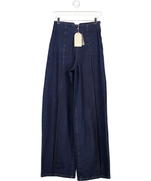 MESHKI Beatrix High Rise Denim Jeans - Indigo Blue W26