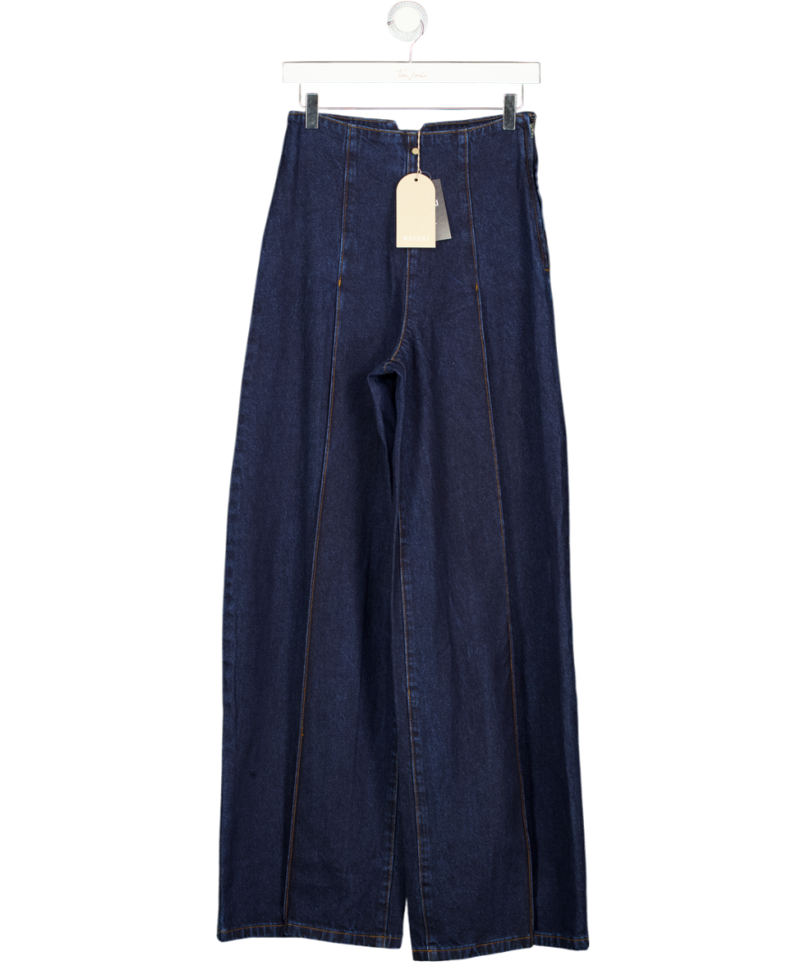 MESHKI Beatrix High Rise Denim Jeans - Indigo Blue W26
