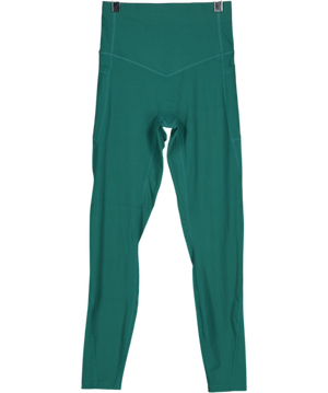 HALARA Green High Waisted Tummy Control Pocket Shaping Training 7/8 Leggings UK XS