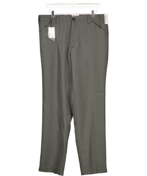 FARAH Grey Ladbroke Hopsack Straight Fit Trousers W34
