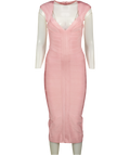 HOUSE OF CB Original Pink Bandage Midi Dress UK S