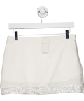 Abercrombie & Fitch White Scarlett Mini Skort Mid Rise UK XS
