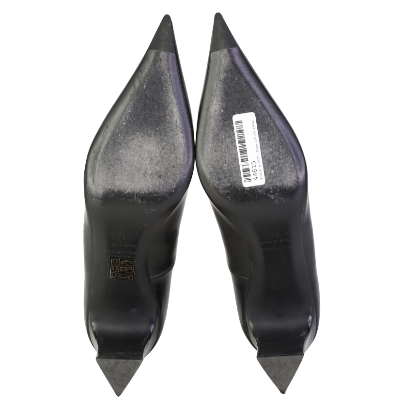 Balenciaga Black Blade Leather Pumps UK 4 EU 37 👠
