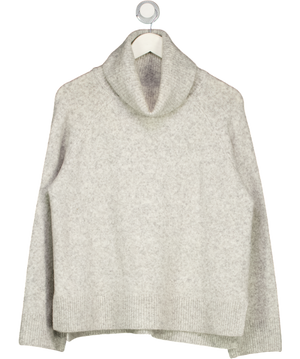 NOBODY'S CHILD Grey Super Soft Roll Neck Relaxed Jumper UK S
