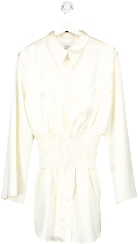 L'academie Cream Jacquie Dress UK S