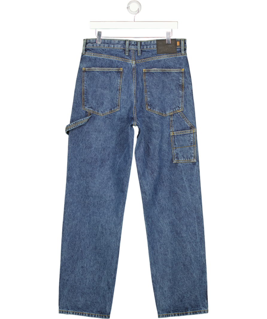 Superdry Blue Vintage Slim Straight Jeans UK M