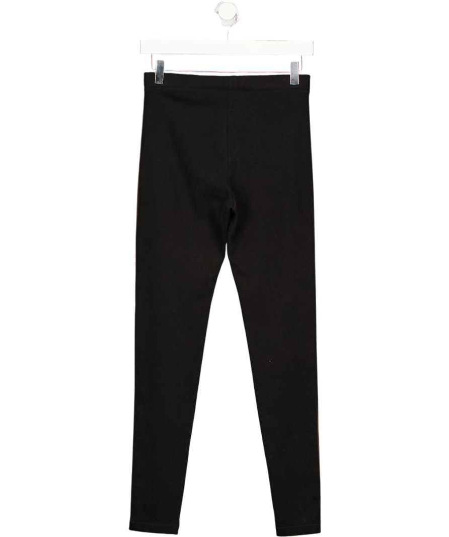Ralph Lauren Black & Brown Striped Leggings UK S