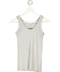 albaray Grey Marl Scoop Rib Vest UK 8