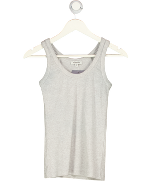 albaray Grey Marl Scoop Rib Vest UK 8
