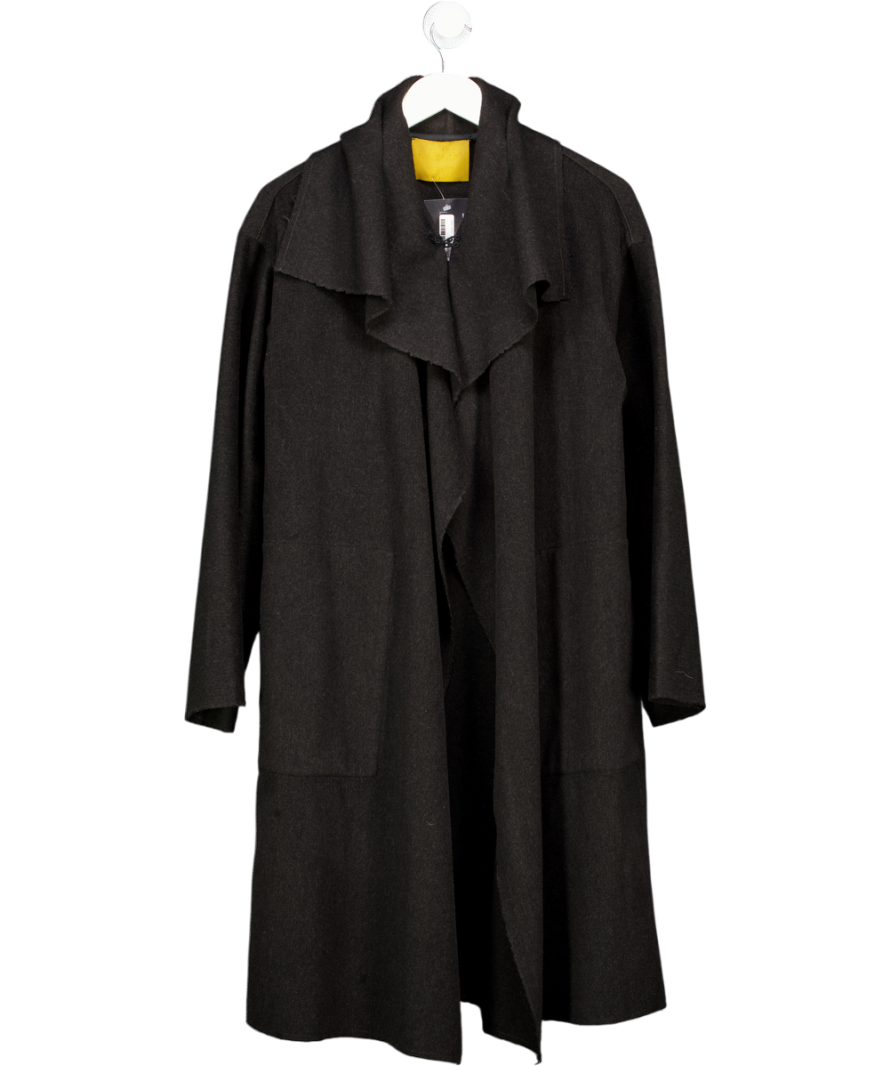 Lanvin Black Trench Coat UK 8