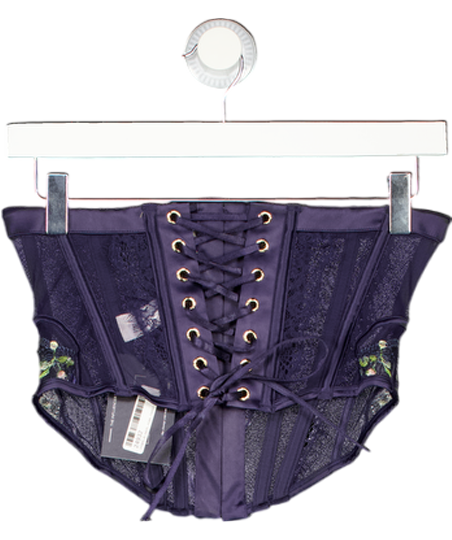 Lounge Blue Dahlia Corset/ Band UK S