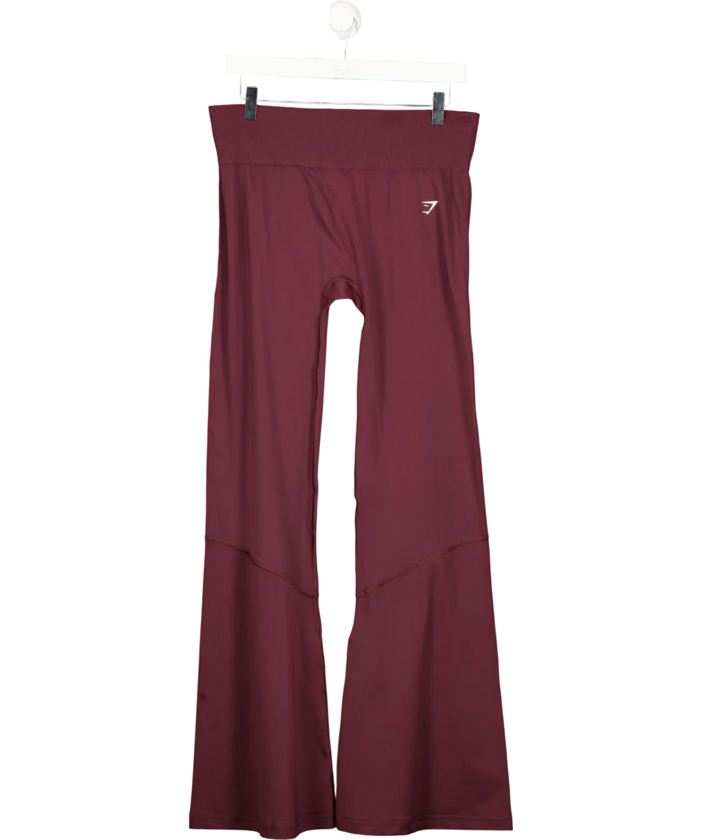 GYMSHARK Purple Everyday Seamless Flared Leggings UK XXL