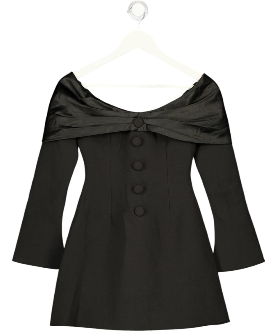 ODDMUSE Odd Muse The Ultimate Muse Bow Mini Dress - Black UK XS