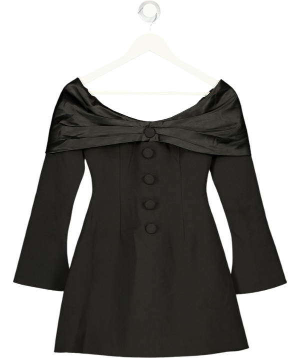 ODDMUSE Odd Muse The Ultimate Muse Bow Mini Dress - Black UK XS