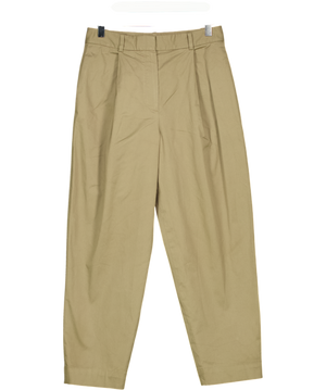 THEORY Green Soft Chino Carrot Leg Trousers Us2 UK 6